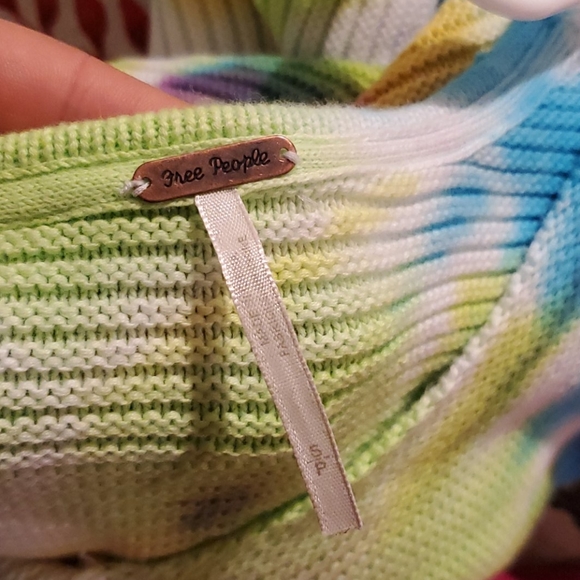 Free People Tie Dye Cable Knit Sweater - Picture 3 of 3